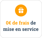 sans frais de mise en service